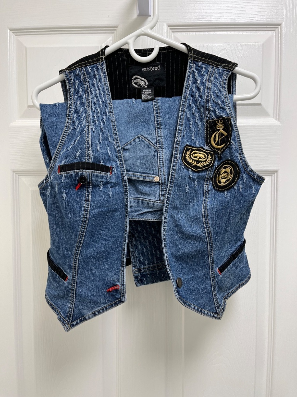 Eckored Women's Denim Vest (M/M/M) and Skirt 7 - Picture 2 of 15